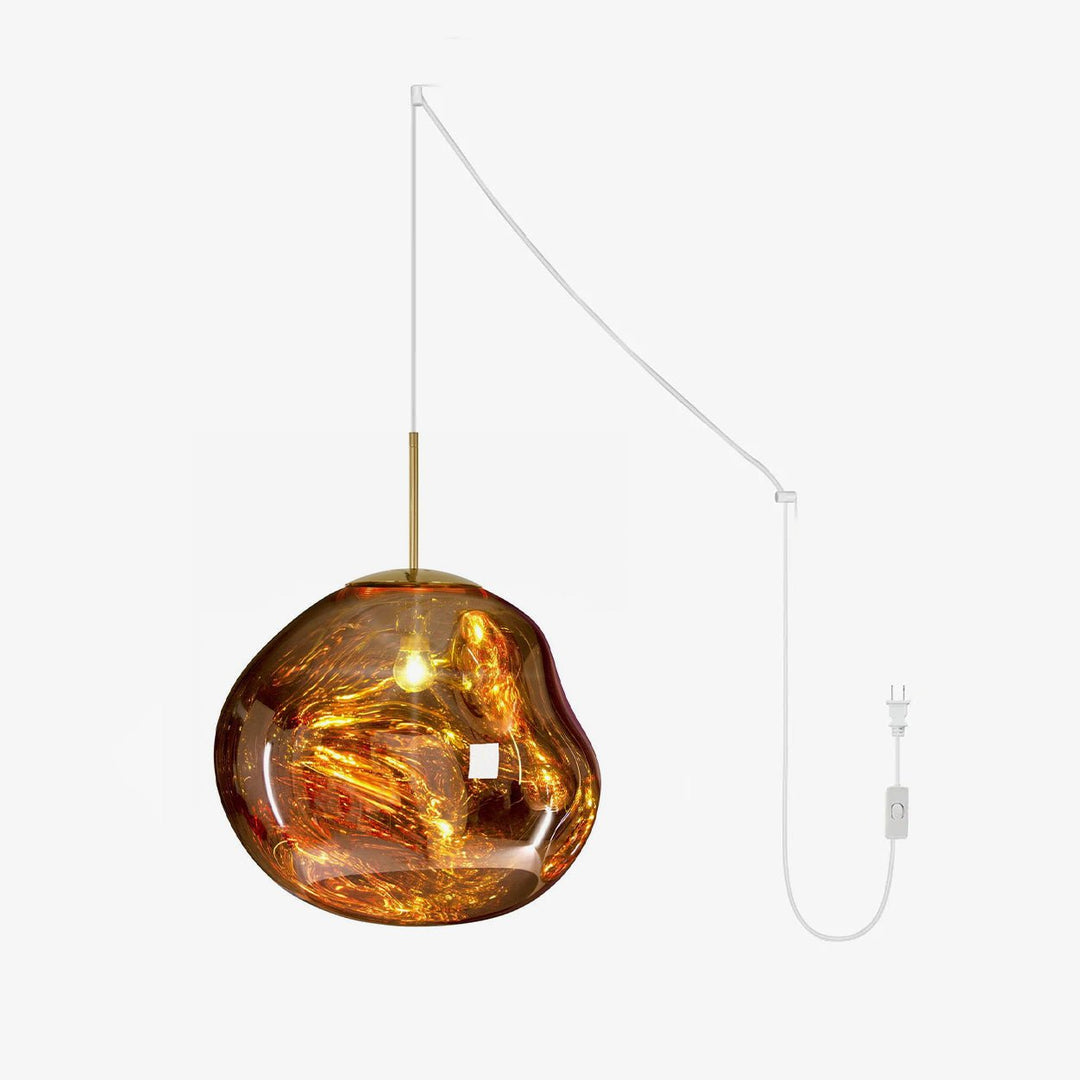 Lampa wisząca Lava z przewodem zawieszanym na haku