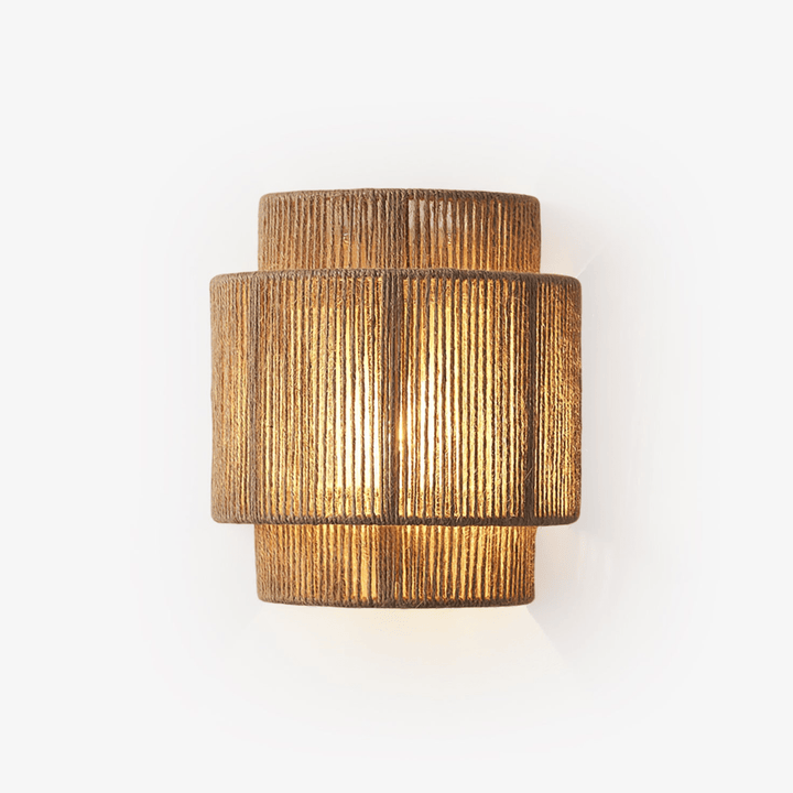Rustykalna Lampa Ścienna Wpleciona