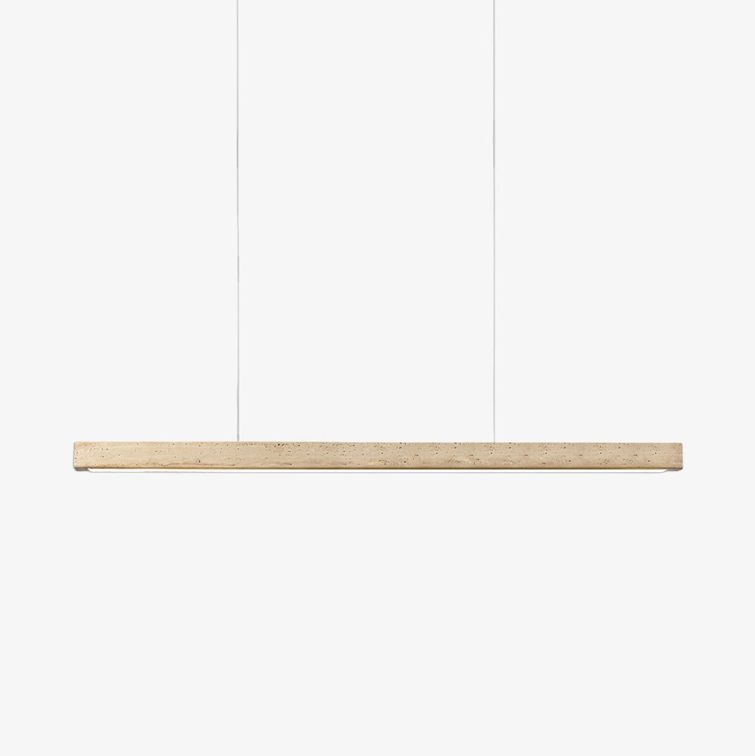 Lampa Wisząca z Liniowego Trawertynu