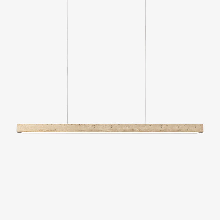 Lampa Wisząca z Liniowego Trawertynu