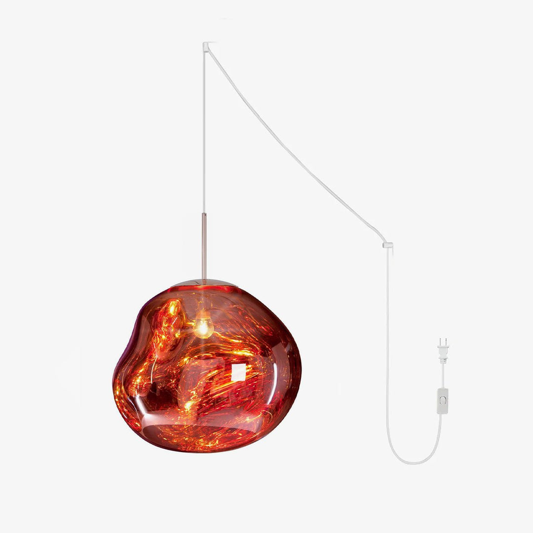 Lampa wisząca Lava z przewodem zawieszanym na haku