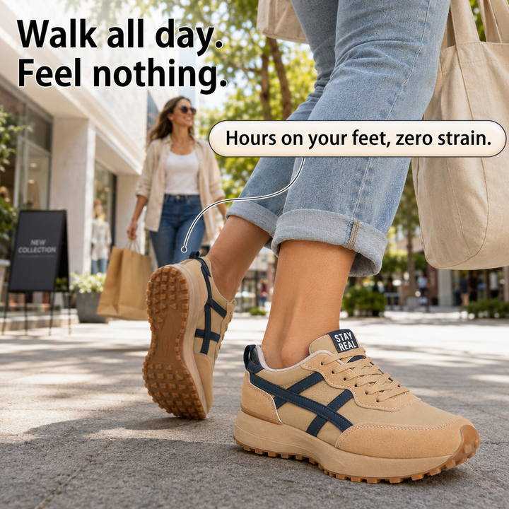 Solenne – Płaskie, Nieslizgające Sneakersy Chunky