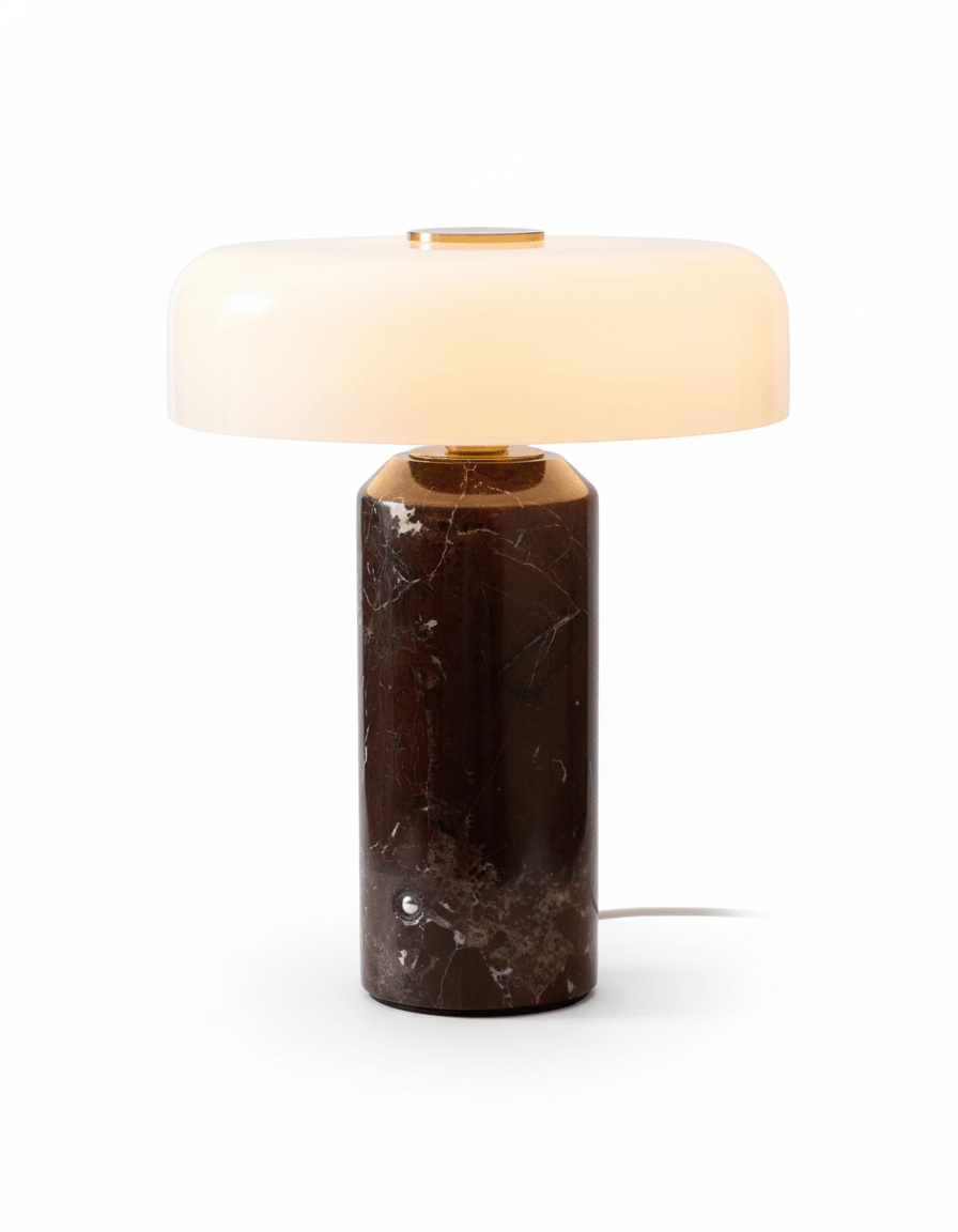 Lampa stołowa Lunara z marmuru