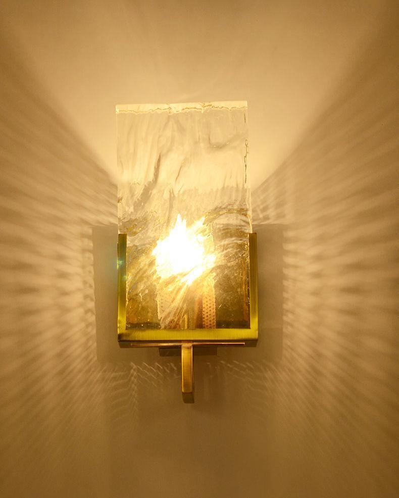 Lampa ścienna Kryształ Lodowy