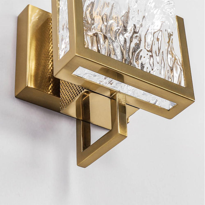 Lampa ścienna Kryształ Lodowy