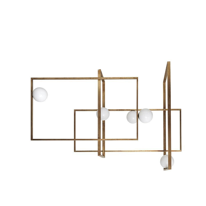 Szklana lampa sufitowa Mondrian