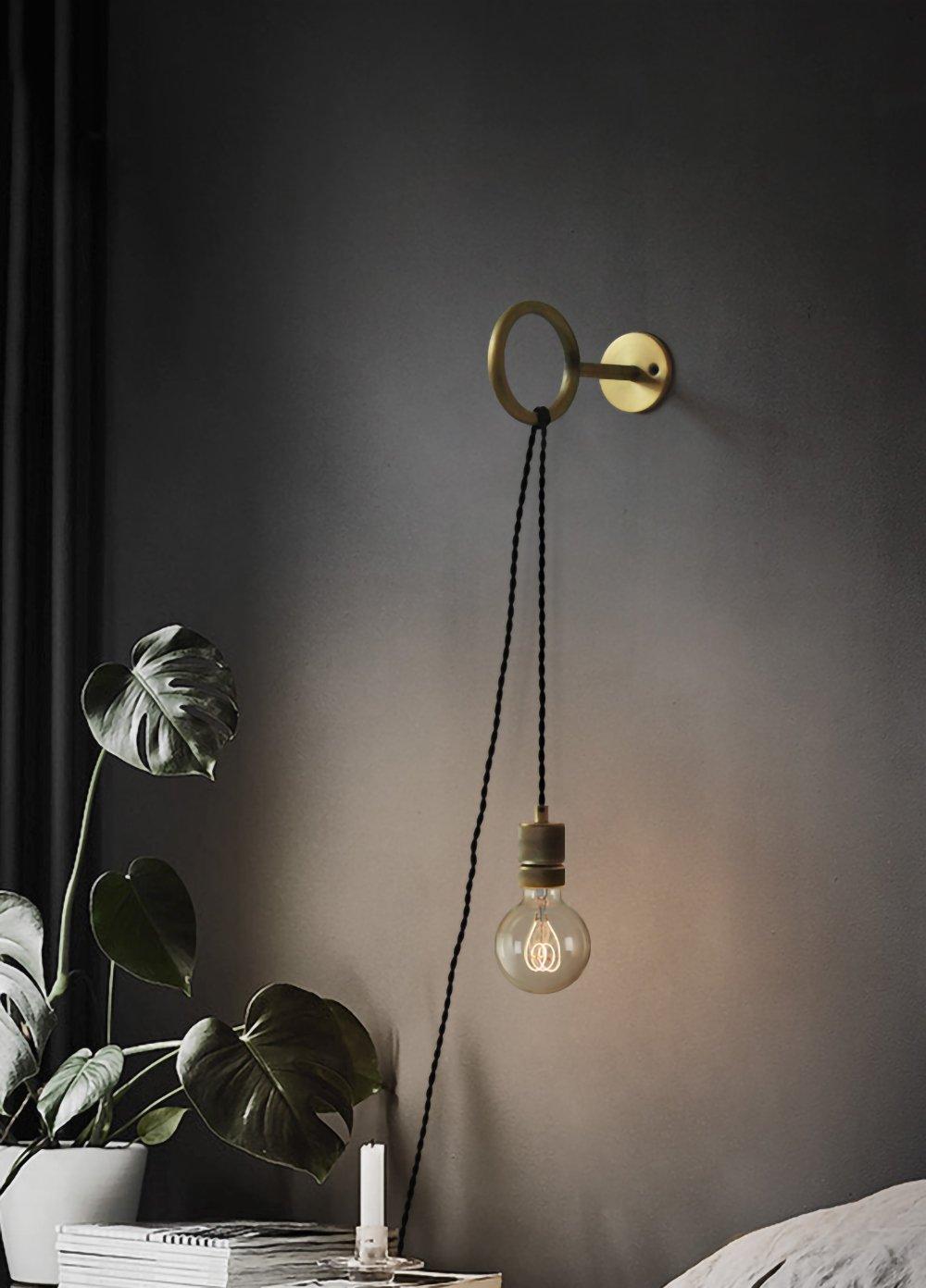 Minimalistyczna Lampa Ścienna Loop