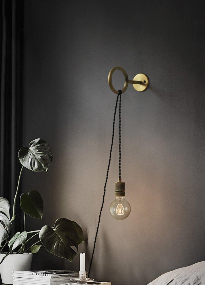 Minimalistyczna Lampa Ścienna Loop