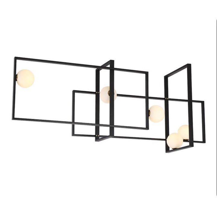 Szklana lampa sufitowa Mondrian