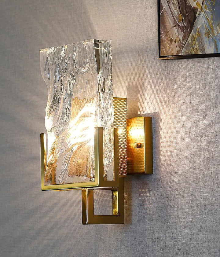 Lampa ścienna Kryształ Lodowy