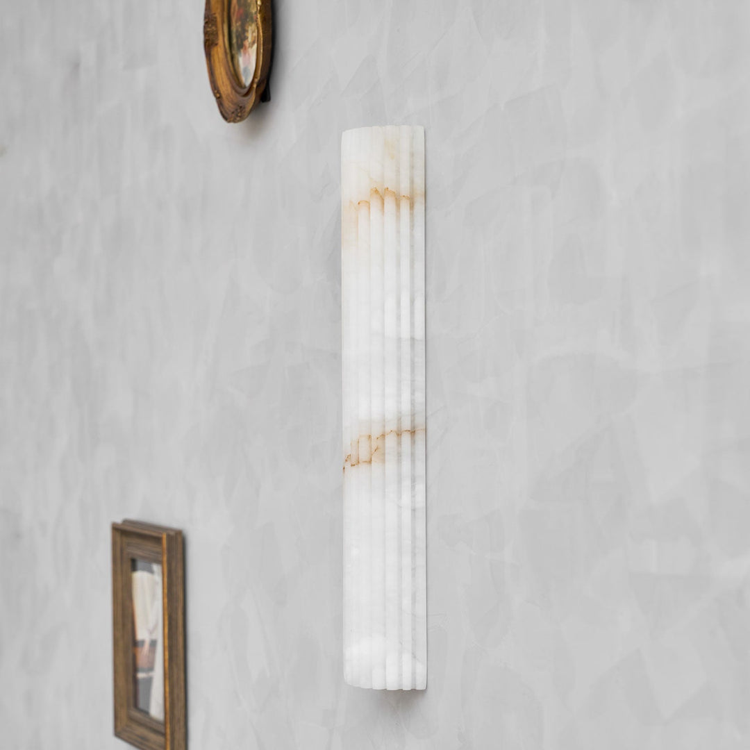Alvia Alabastrowa Lampa Ścienna