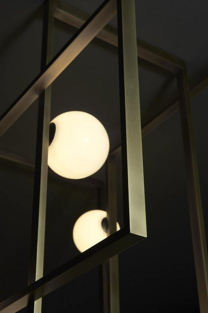 Szklana lampa sufitowa Mondrian