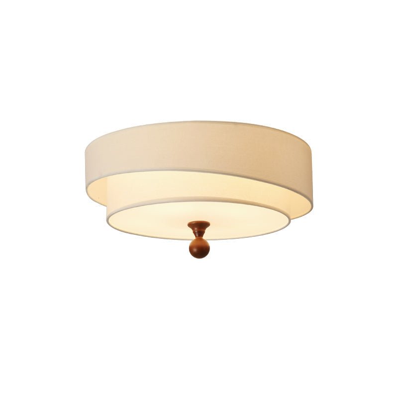 Lampa sufitowa z warstwowego materiału