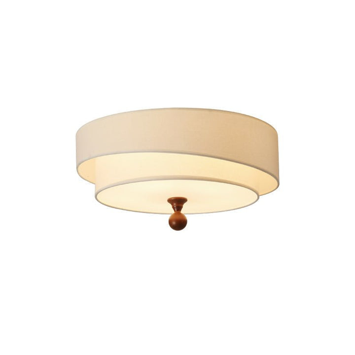 Lampa sufitowa z warstwowego materiału