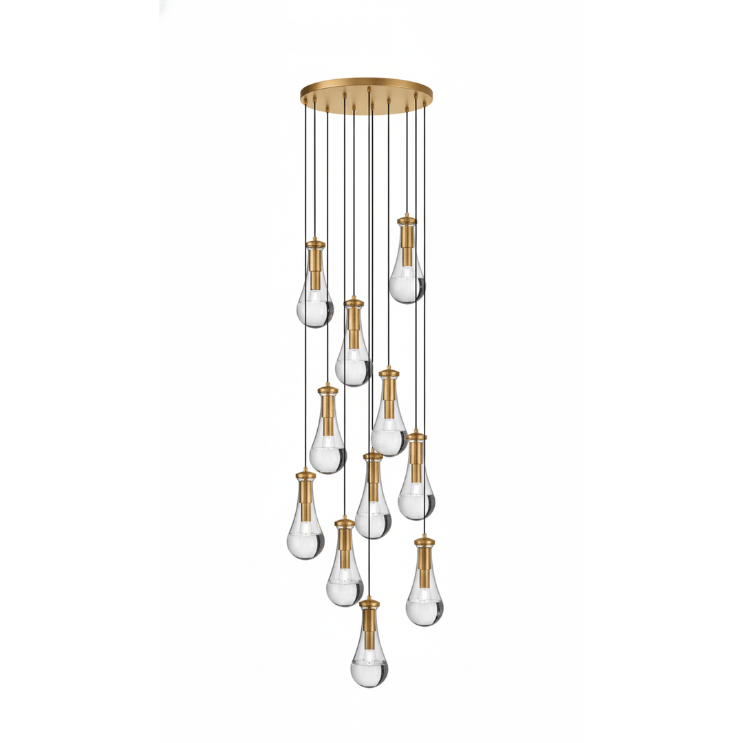 Lampa Wisząca Leontine ze Szkła
