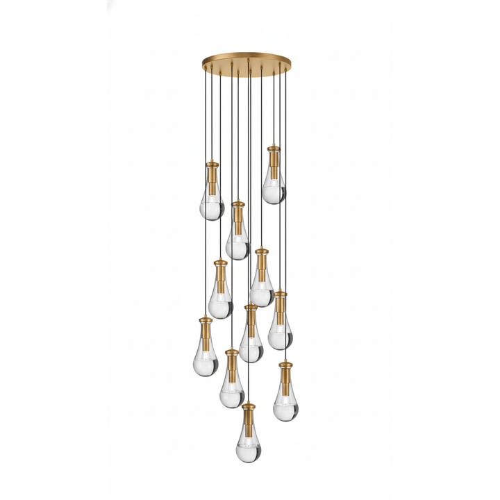 Lampa Wisząca Leontine ze Szkła