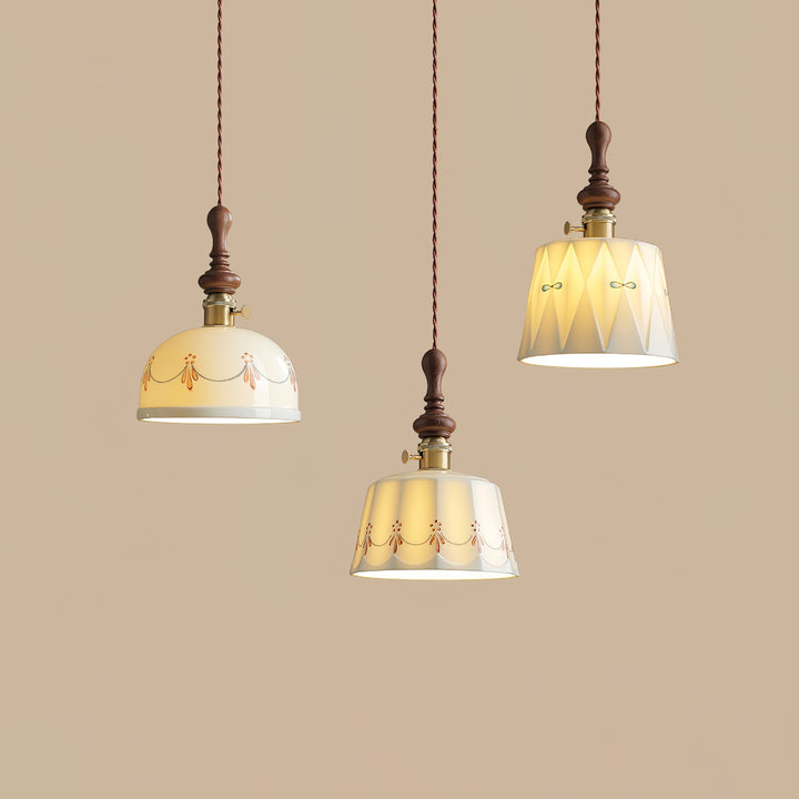 Lampa Wisząca Ceramiczna Roselind