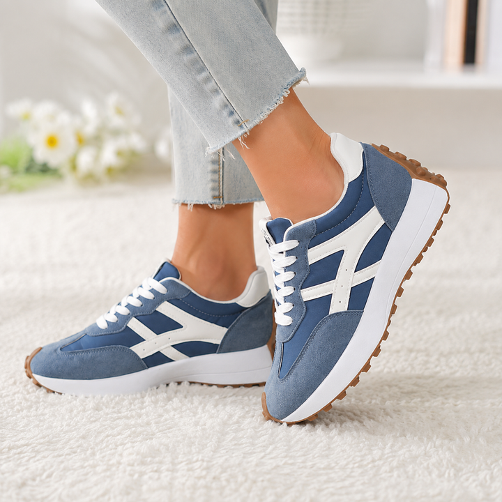 Solenne – Płaskie, Nieslizgające Sneakersy Chunky