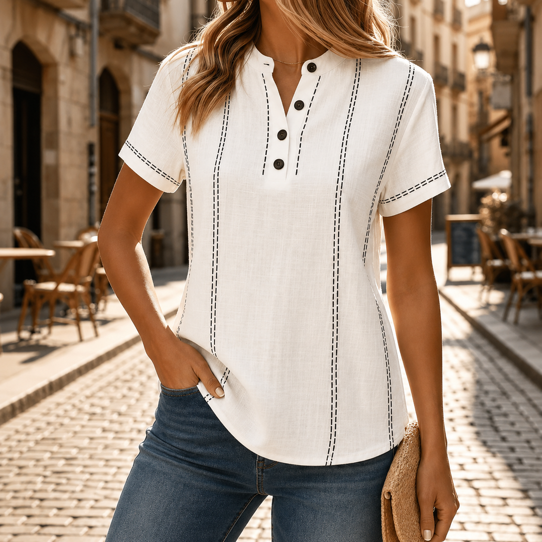 Lunavia – Damska bluzka Henley