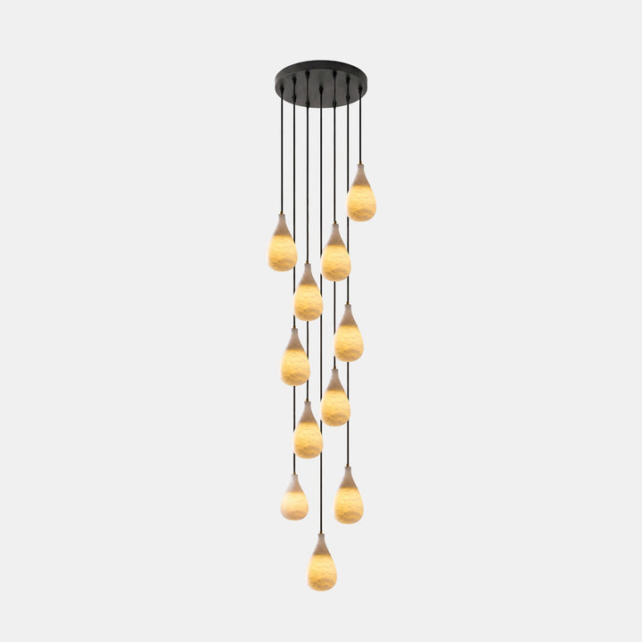 Lampa wisząca Alabaster Raindrop