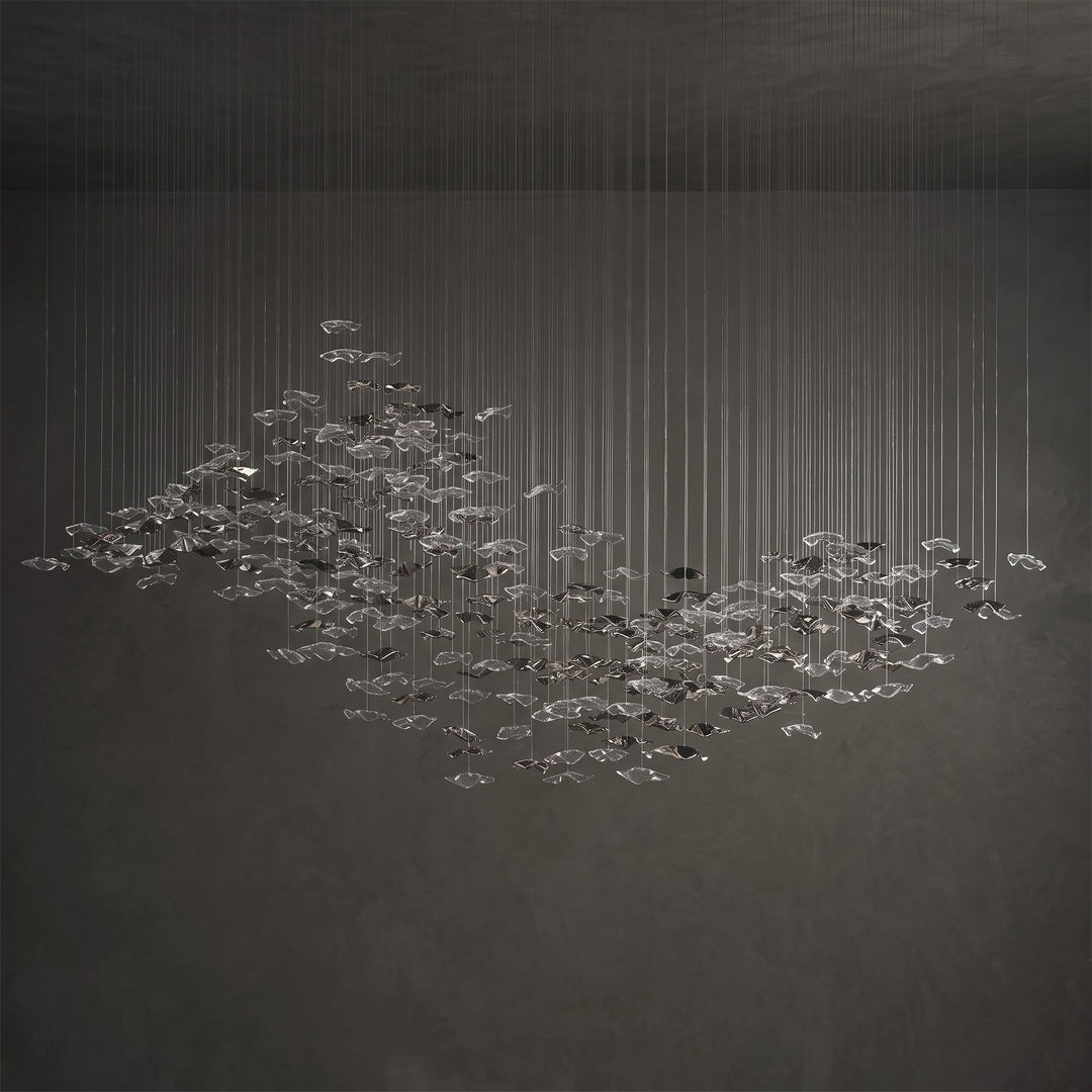 Lampa wisząca z szklanymi wisiorkami Tidal Art