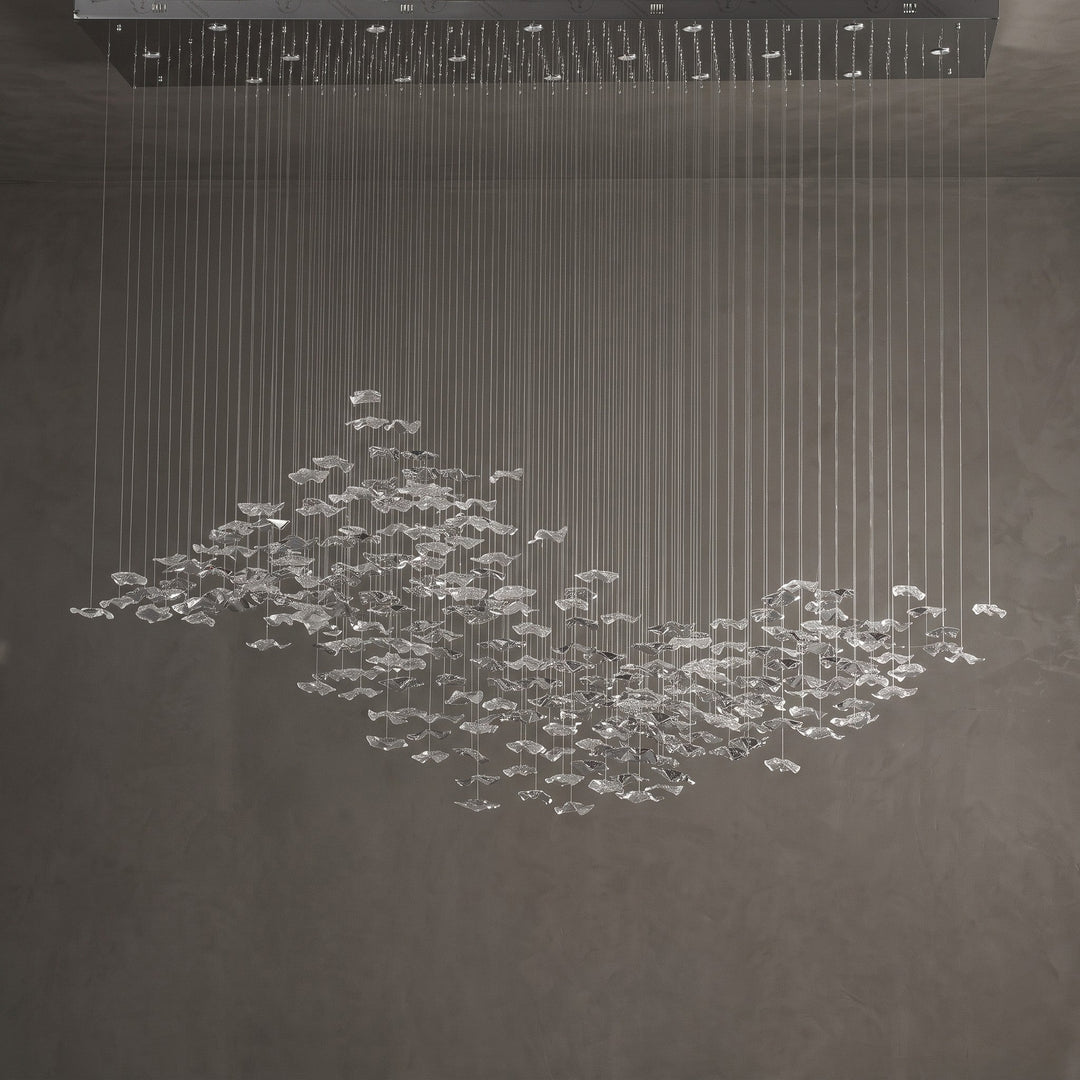 Lampa wisząca z szklanymi wisiorkami Tidal Art