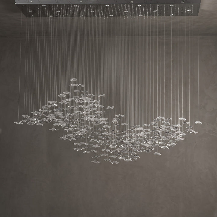Lampa wisząca z szklanymi wisiorkami Tidal Art