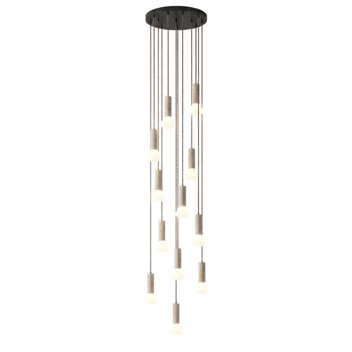 Lampa Wisząca z Travertynu Matchstick