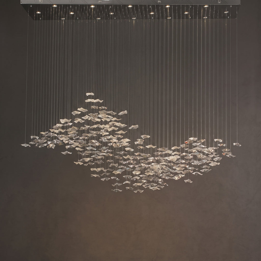 Lampa wisząca z szklanymi wisiorkami Tidal Art