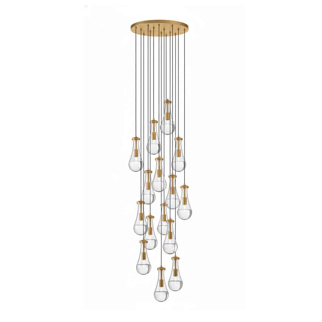 Lampa Wisząca Leontine ze Szkła