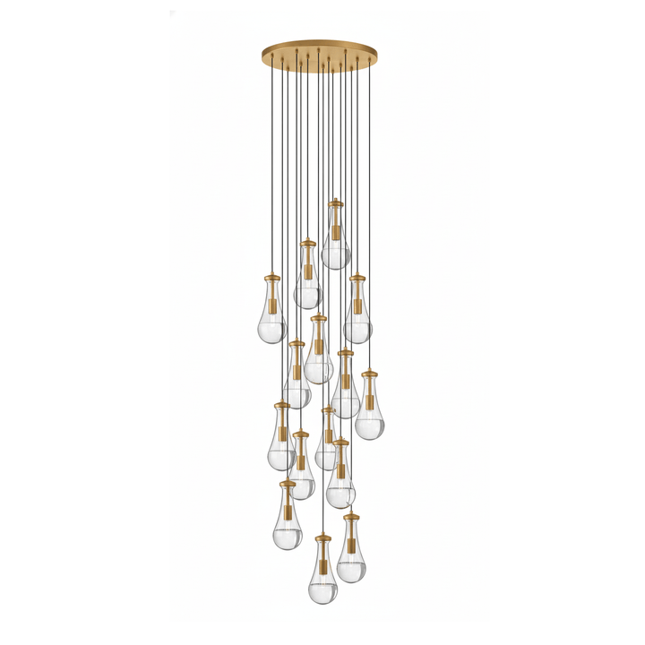 Lampa Wisząca Leontine ze Szkła