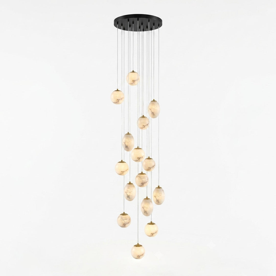 Lampa wisząca Selunia Alabaster