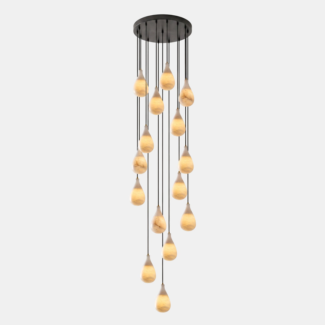 Lampa wisząca Alabaster Raindrop