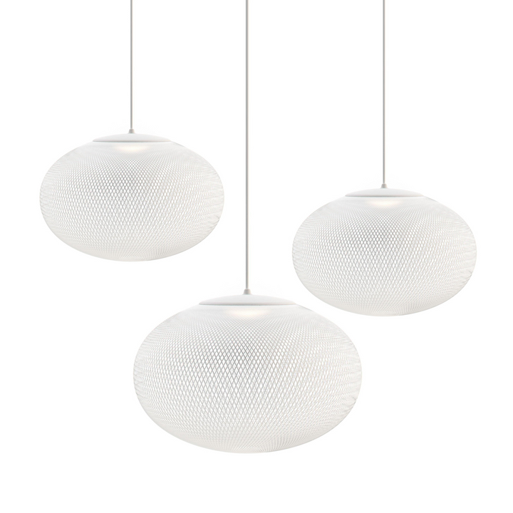 Metalowa Lampa Wisząca z Siatki