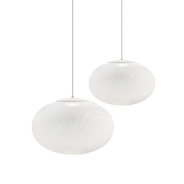Metalowa Lampa Wisząca z Siatki