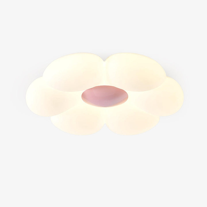 Lampa sufitowa w kształcie kwiatu z sześcioma płatkami do pokoju dziecięcego