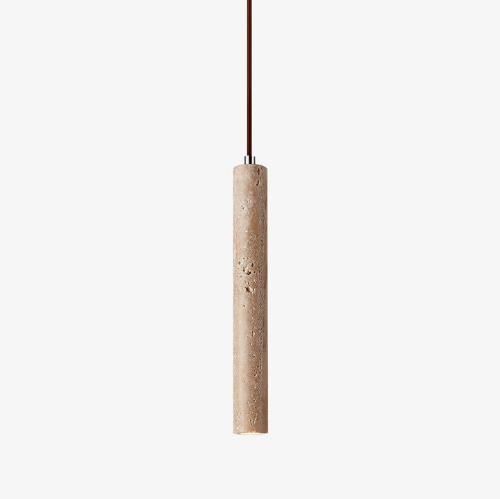 Lampa wisząca w kształcie długiego cylindra