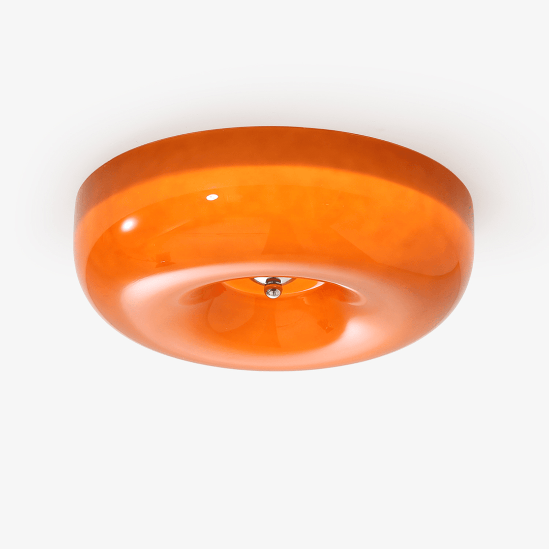 Szklana lampa sufitowa Swirl