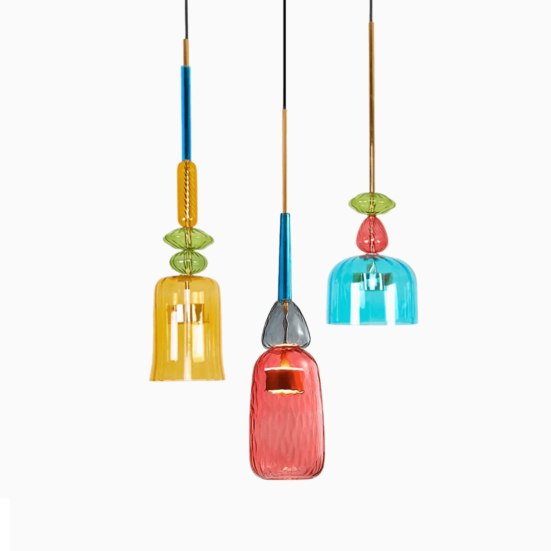 Kolorowa Lampa Wisząca z Cukierkami
