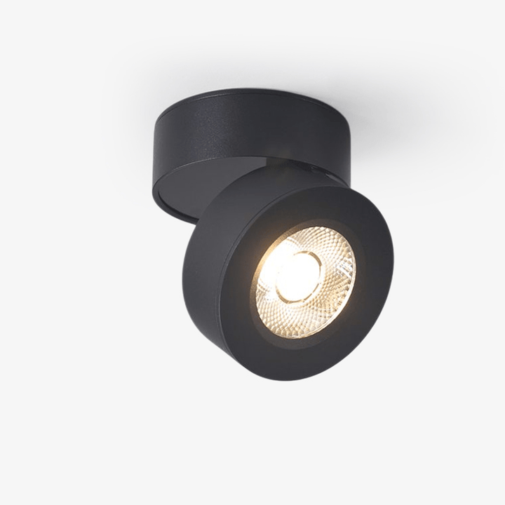 Okrągła obrotowa lampa LED świecąca w dół