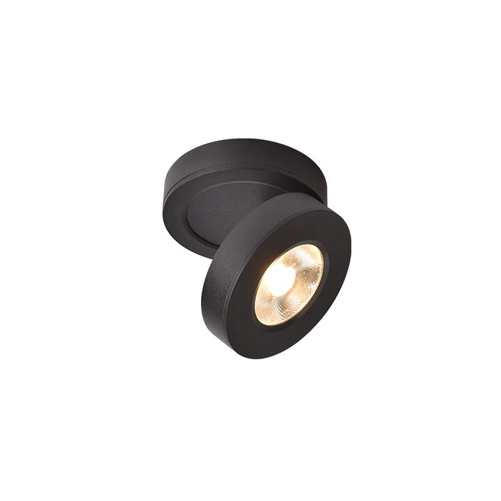 Okrągła obrotowa lampa LED świecąca w dół