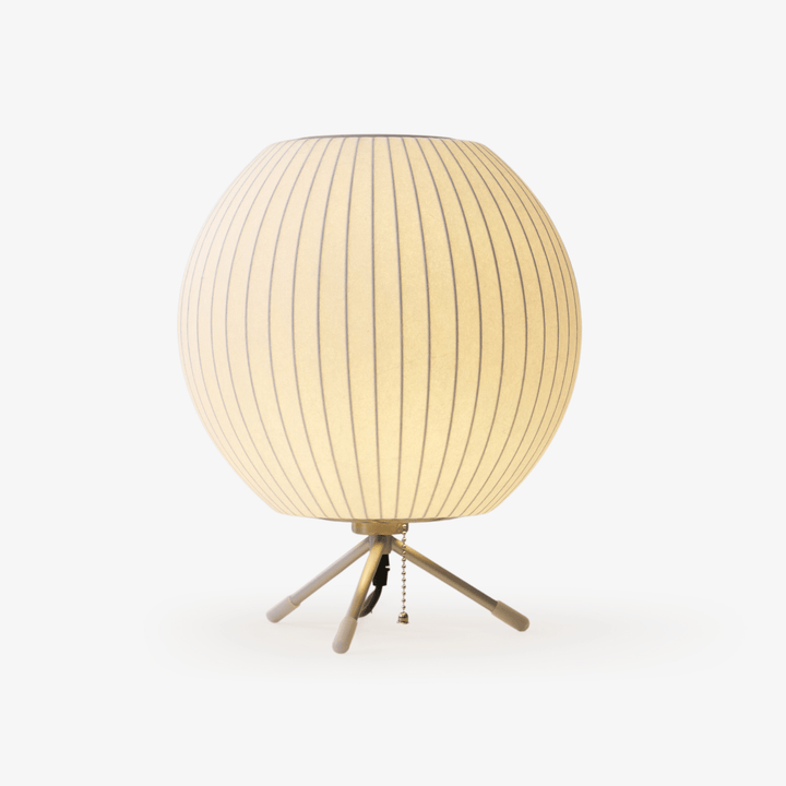 Lampa stołowa z bąbelkami na statywie