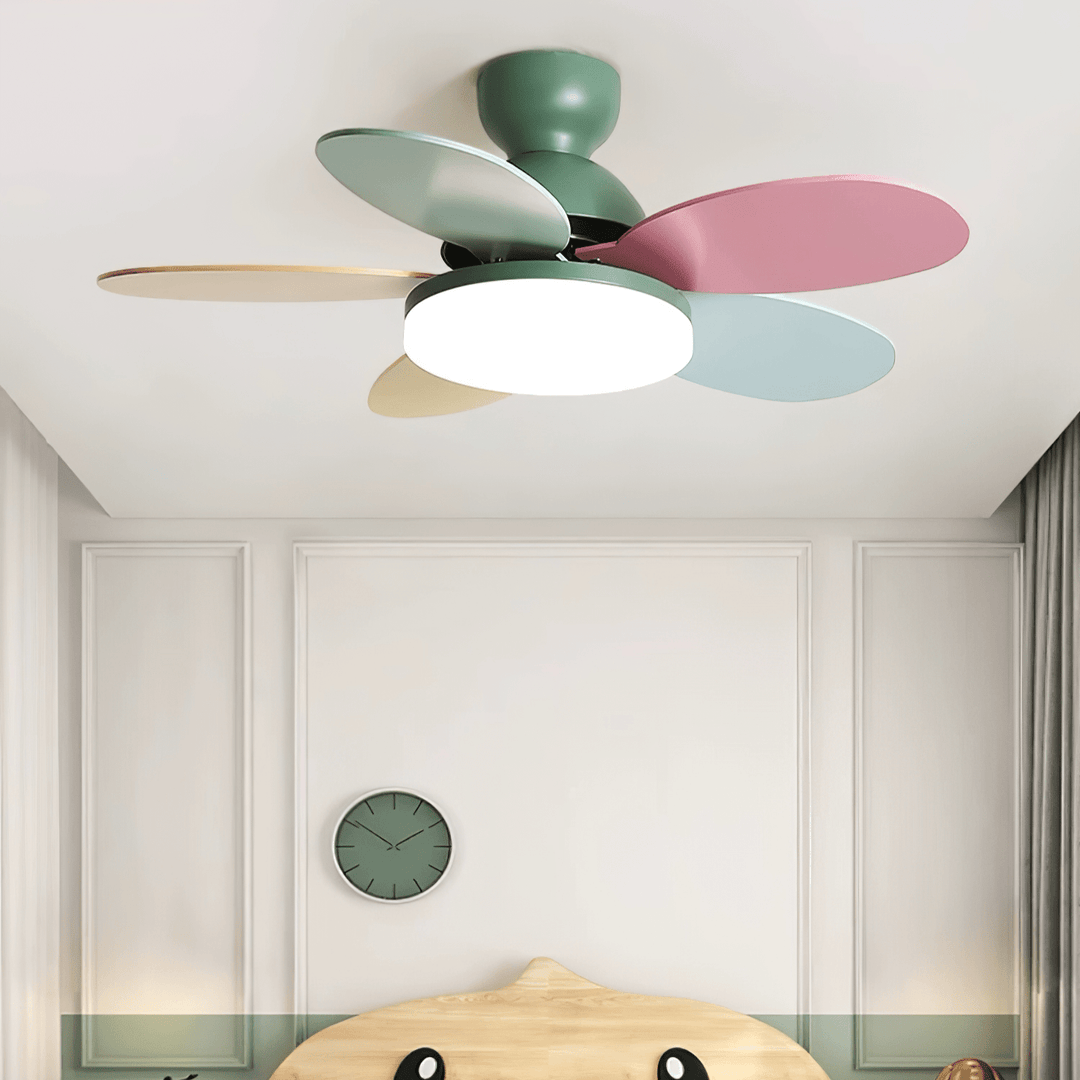 Lampa sufitowa wentylatora Petalo