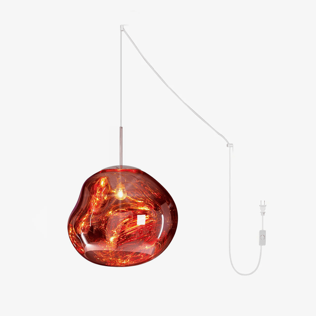 Lampa wisząca Lava z przewodem zawieszanym na haku