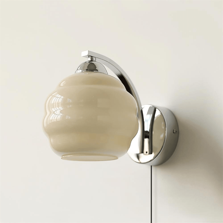 Lampa Ścienna Art Deco z wtyczką