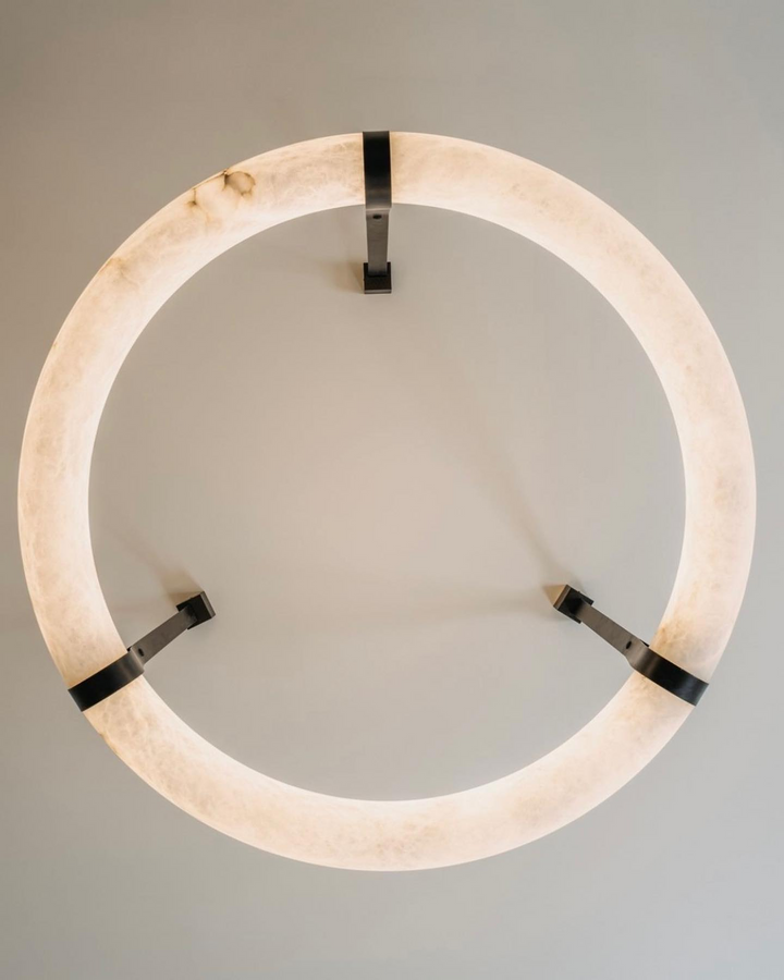 Alabastrowa lampa wisząca Oslo B