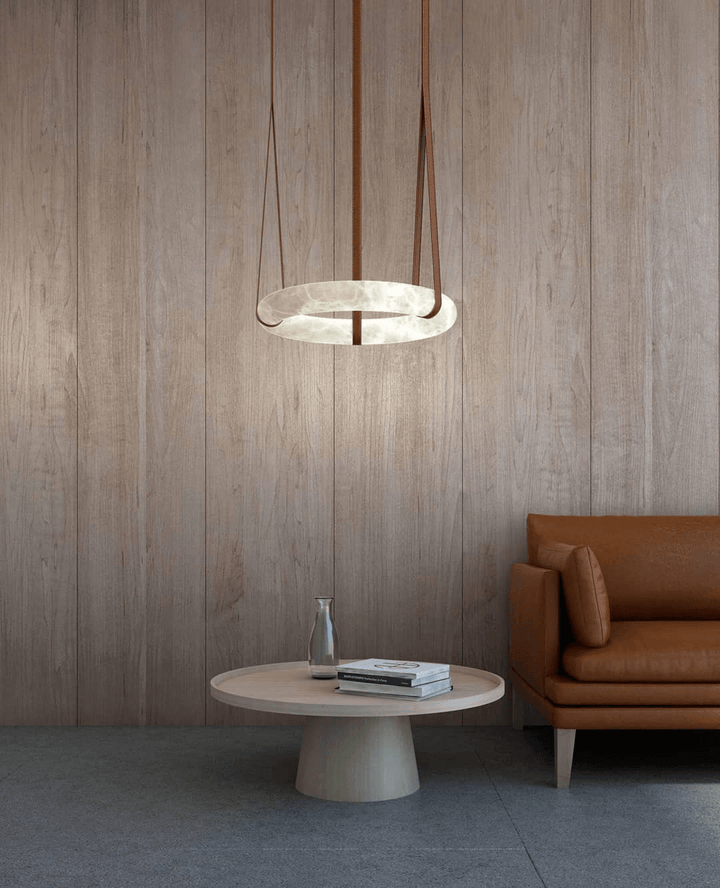 Alabastrowa lampa wisząca Oslo B