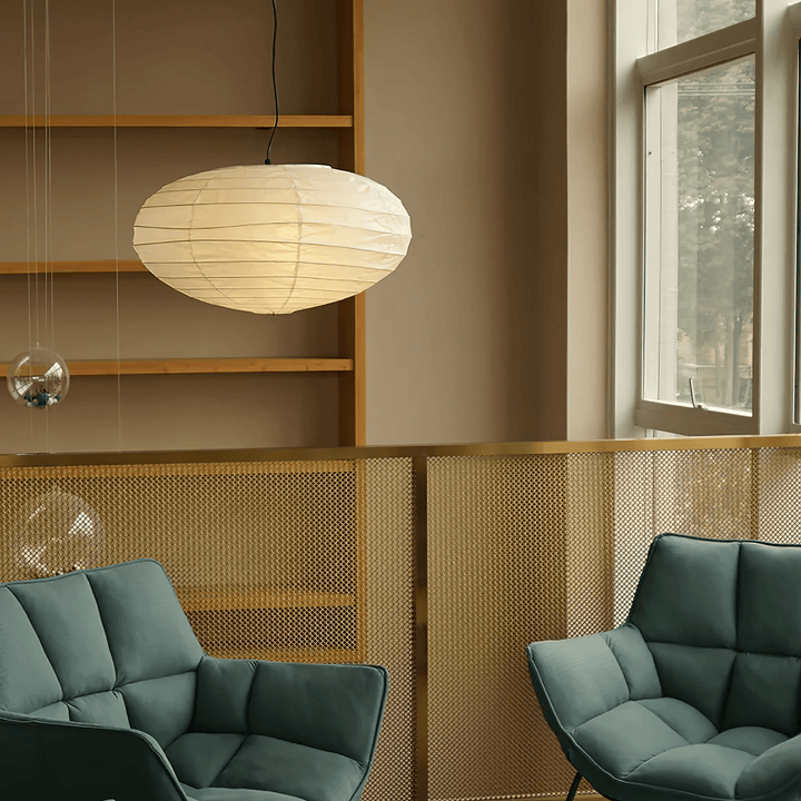 Lampa wisząca z papieru washi EN