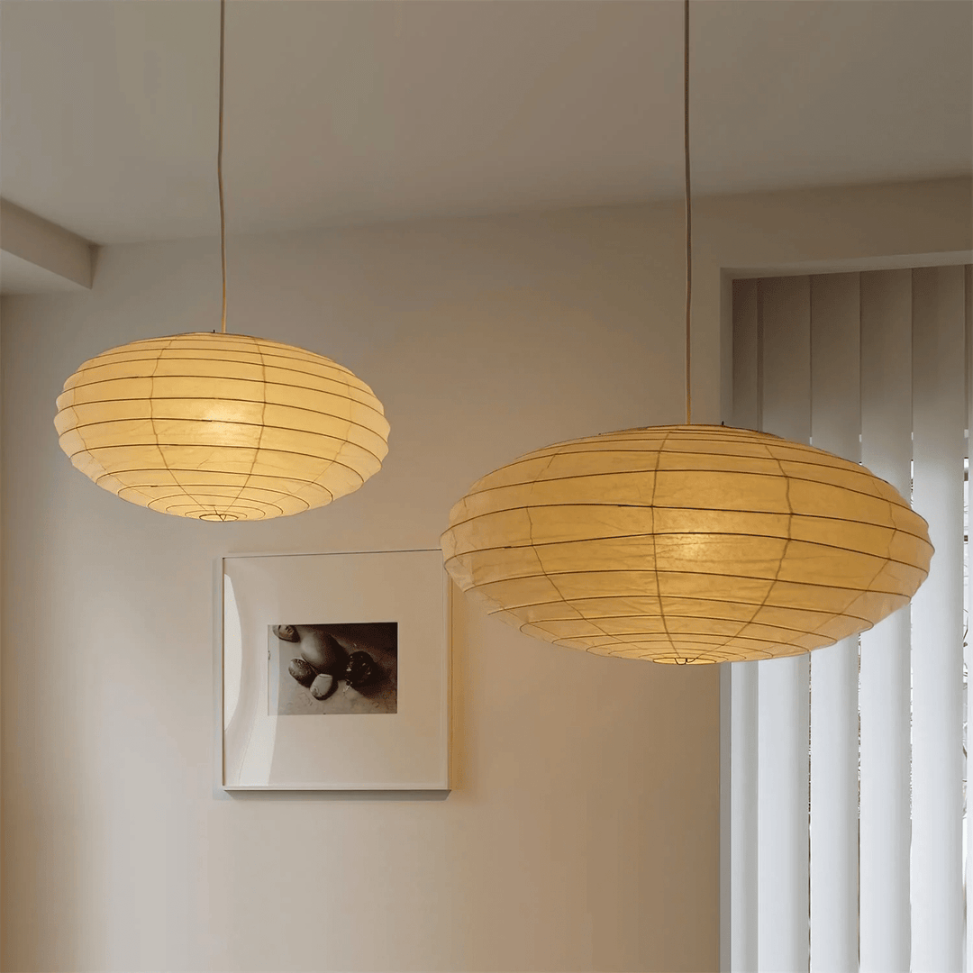Lampa wisząca z papieru washi EN