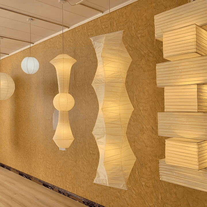 Lampa wisząca z papieru washi 33N